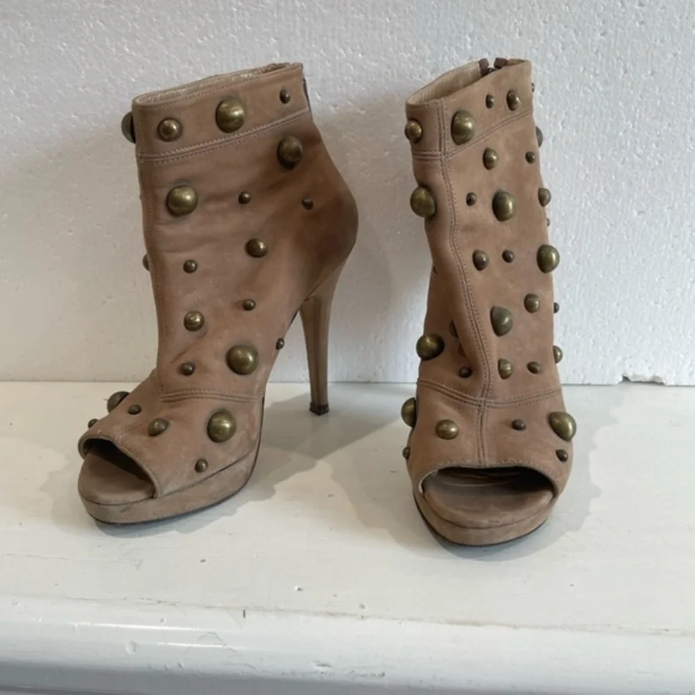 Stuart Weisman ankle heel booties